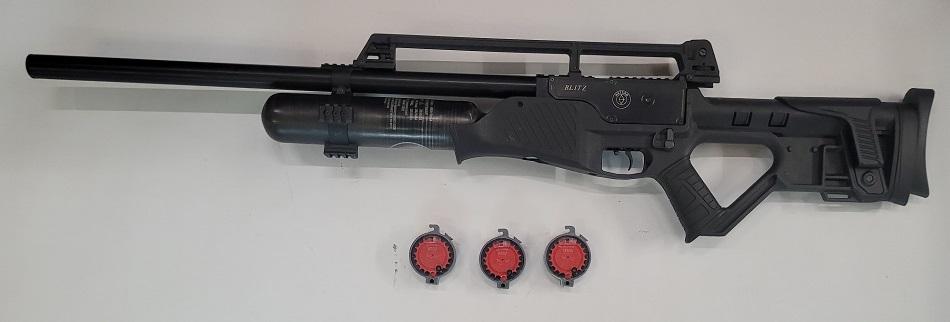 Blitz OCCASSION /  SEMI - FULL AUTO  PCP /  7,62mm 16 Schots 71 Joule-1642-a